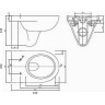 Унитаз подвесной GEBERIT IFO SPECIAL безободковый RP731300200 с крышкой-сиденьем микролифт RP731300200/RP706012200